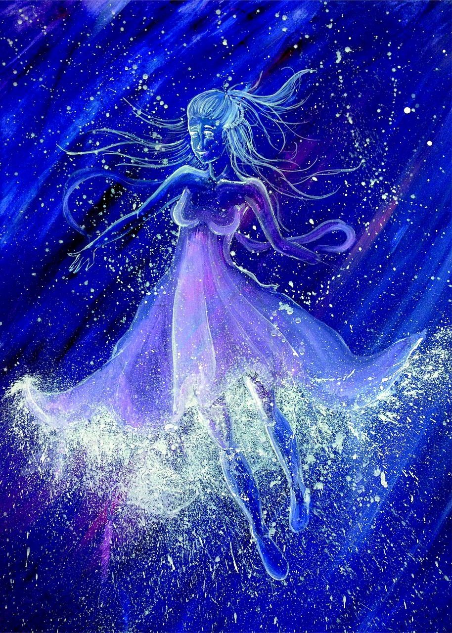 drawing stars girl free photo