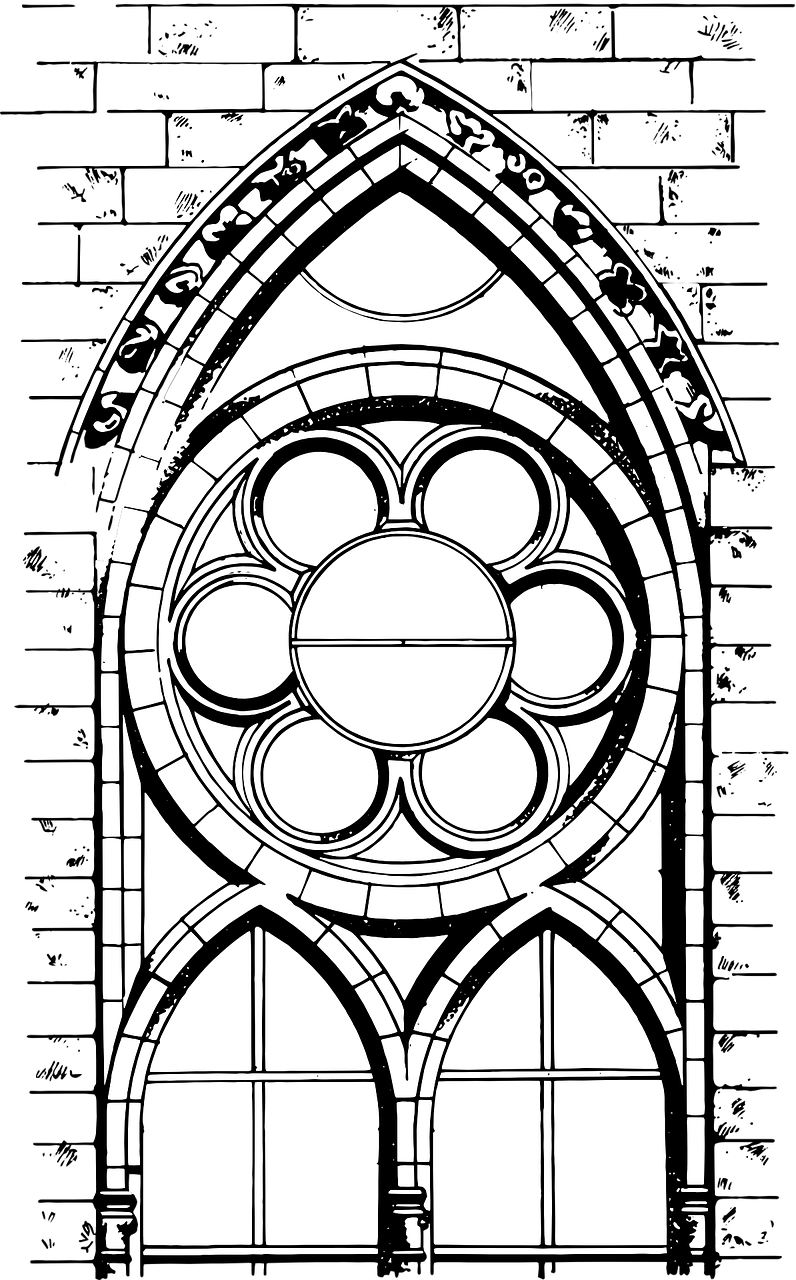 drawing cathedral architecture free photo