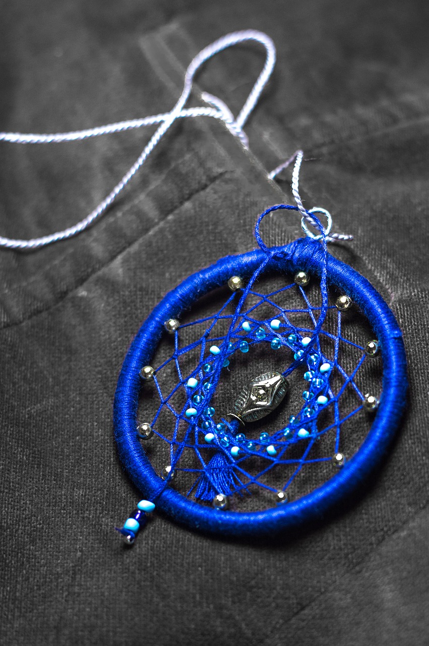 dream catcher necklace beads free photo