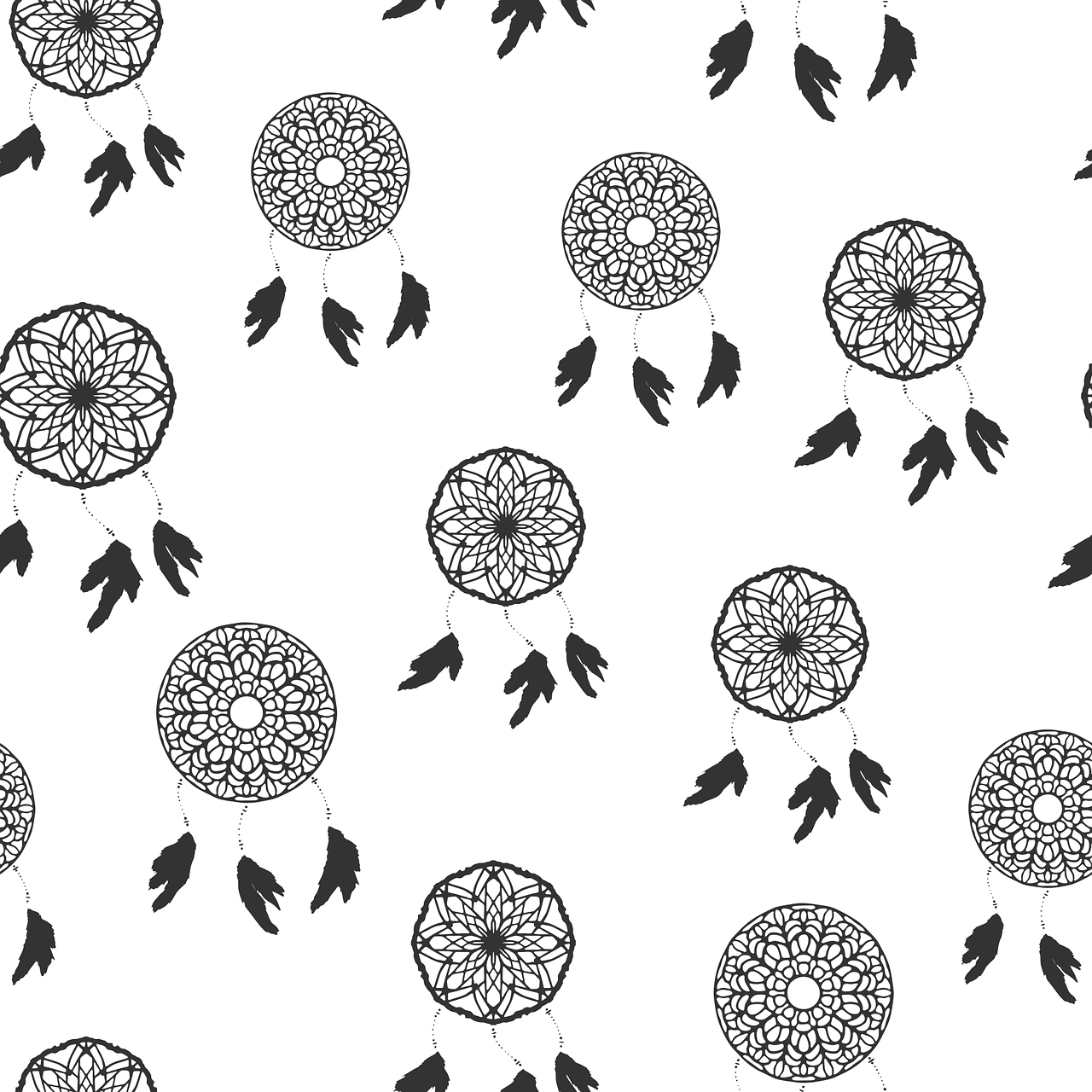 dreamcatcher  pattern  background free photo