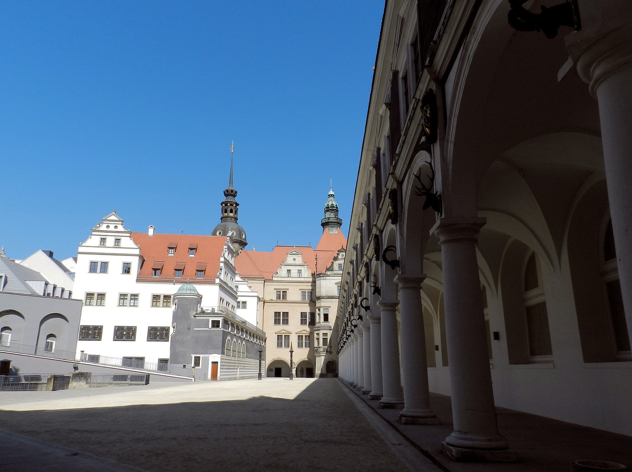 dresden castle stallhof free photo