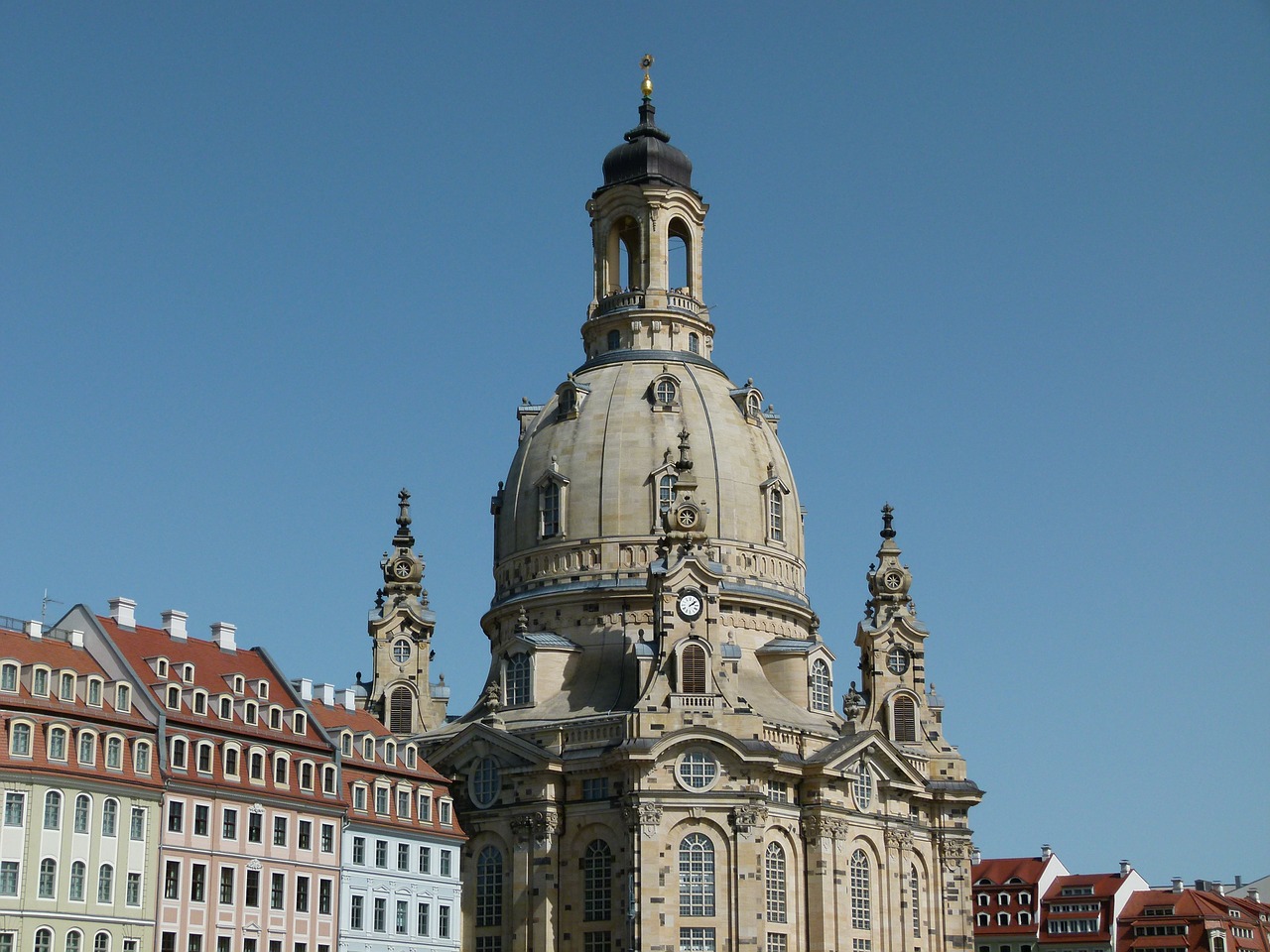 dresden frauenkirche church free photo