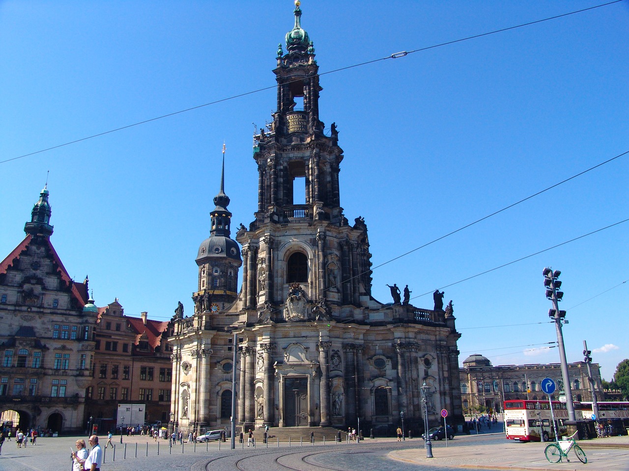 dresden church old town free photo