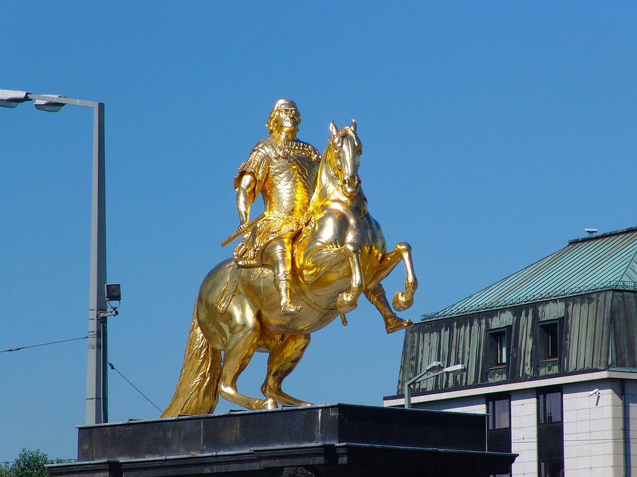 dresden reiter monument free photo