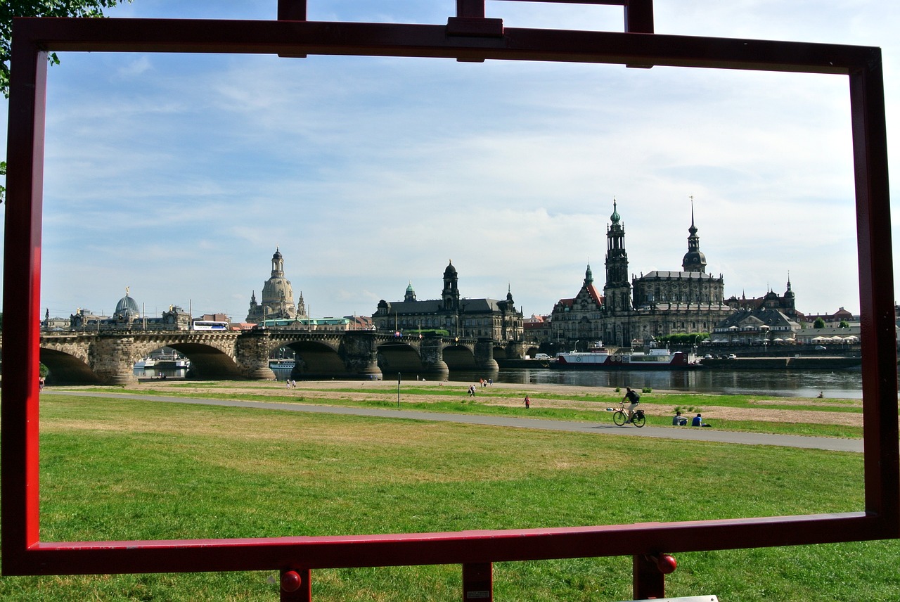 dresden frauenkirche panorama free photo