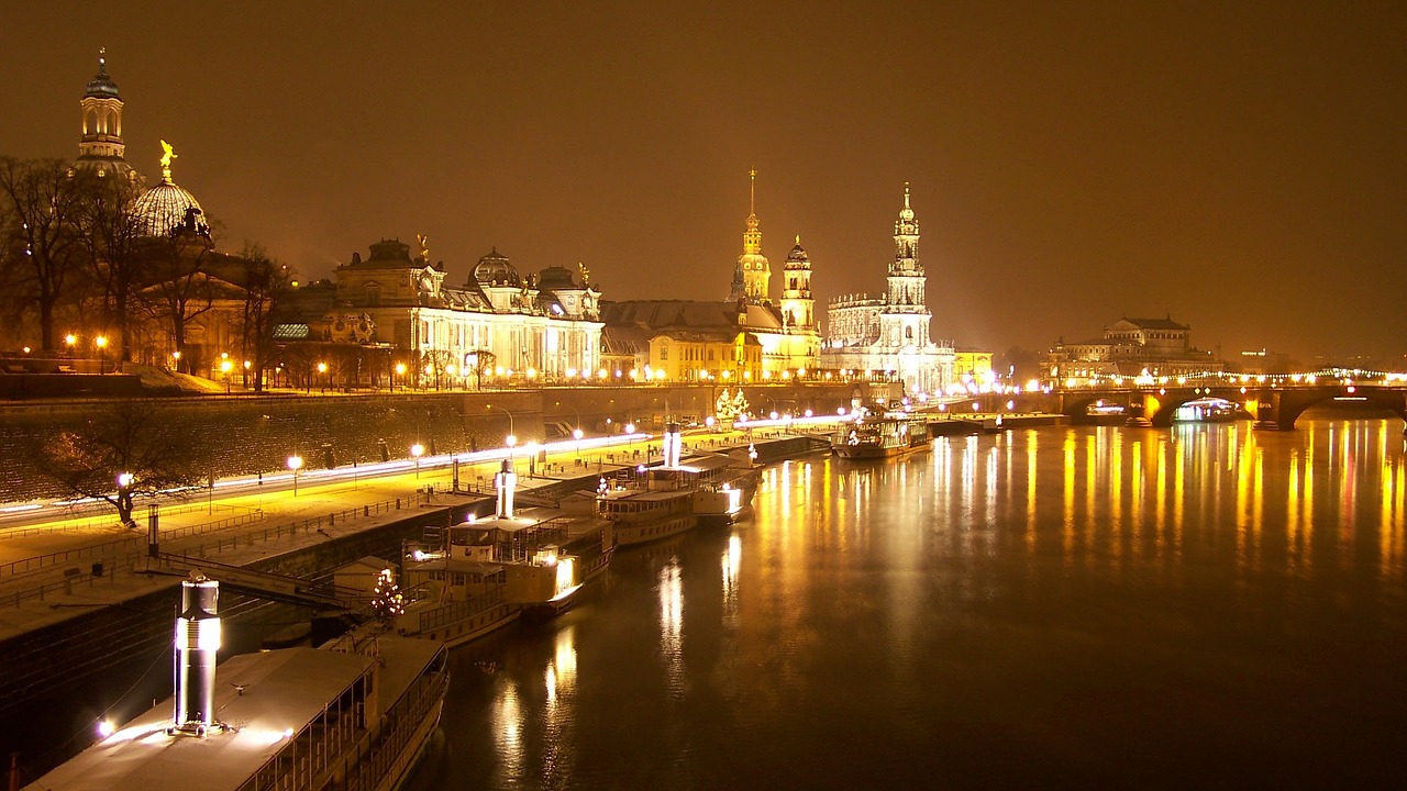 dresden old town elbe free photo