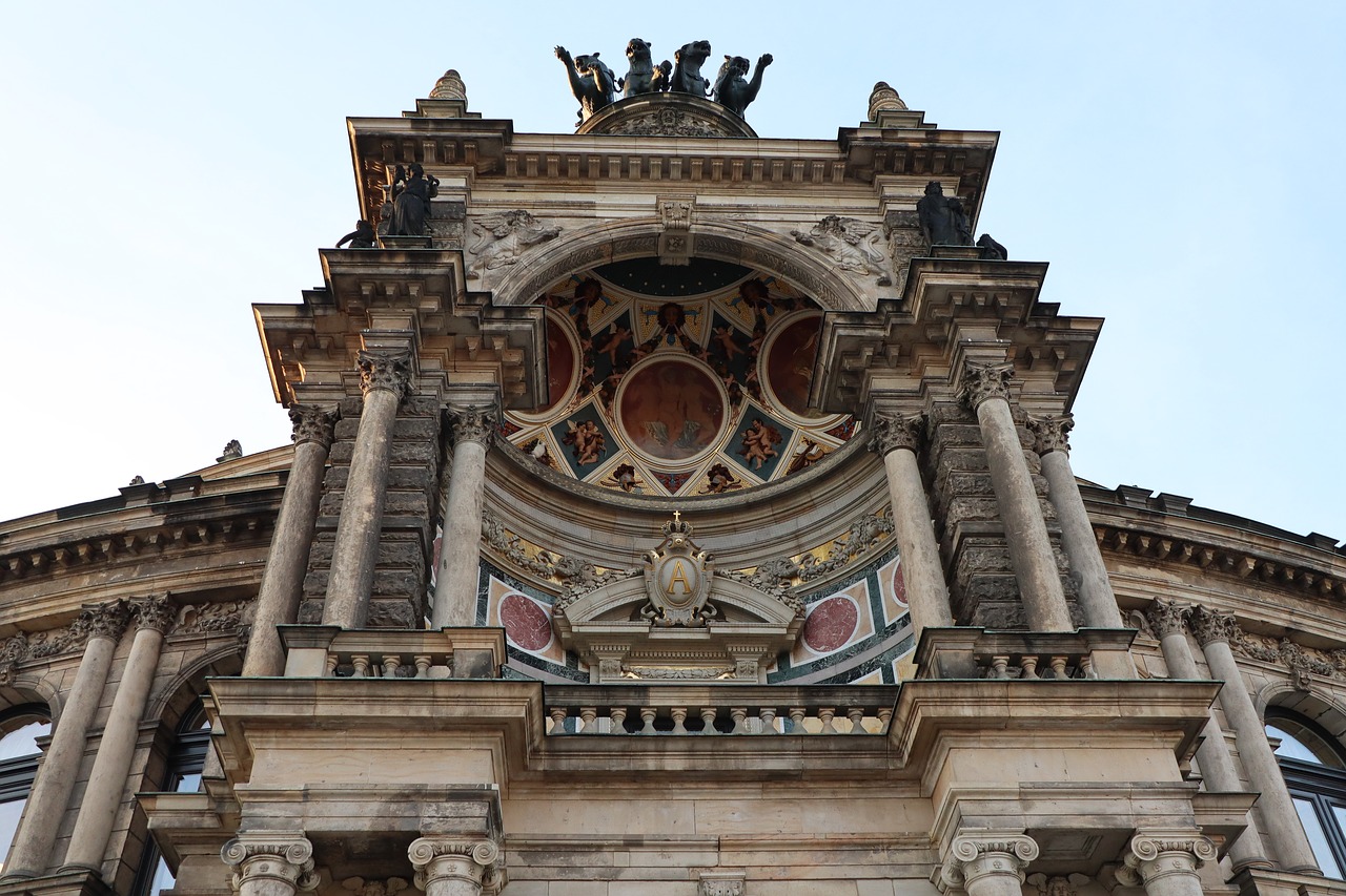 dresden  building  architecture free photo