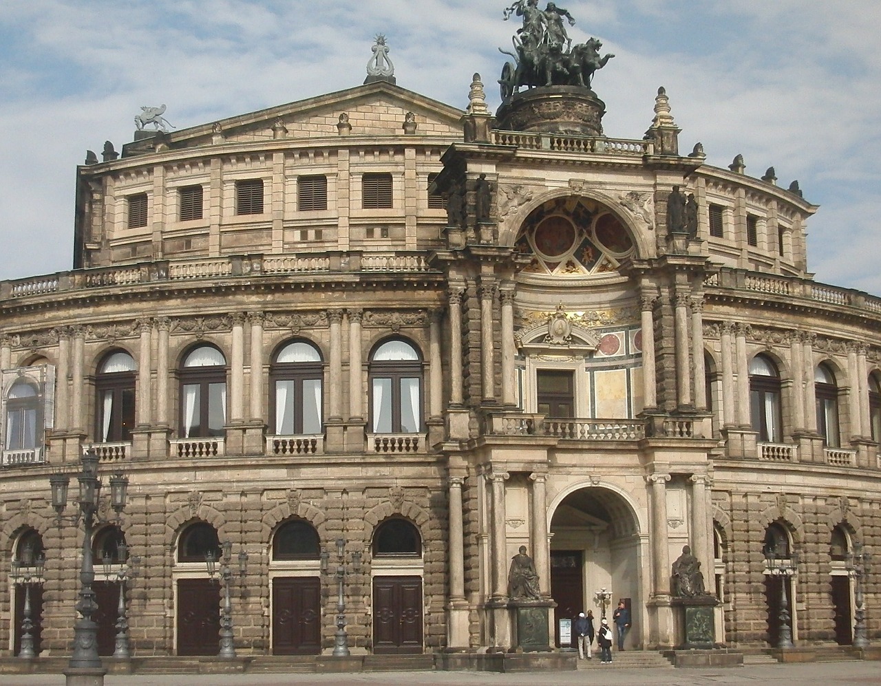 dresden opera building free photo