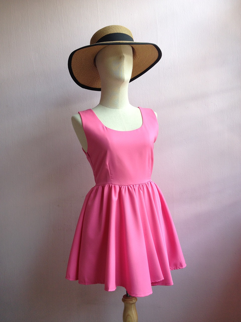 dress pink fashion free photo