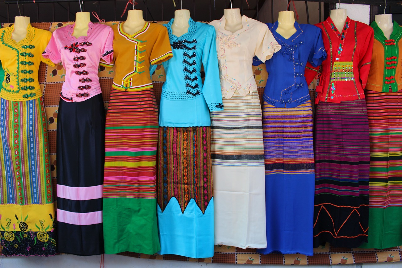 dresses thai style thai free photo