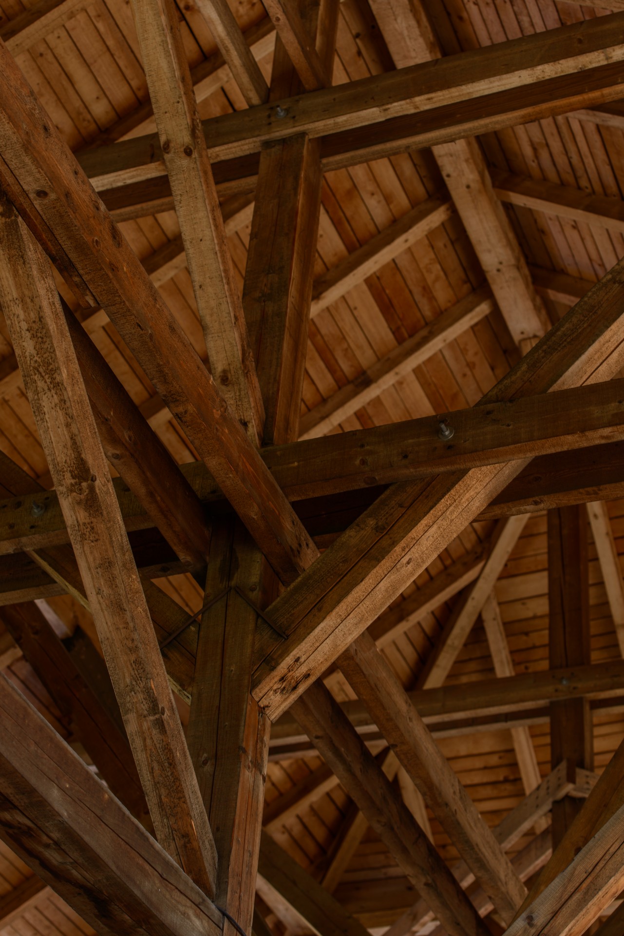 wooden attic wood free photo