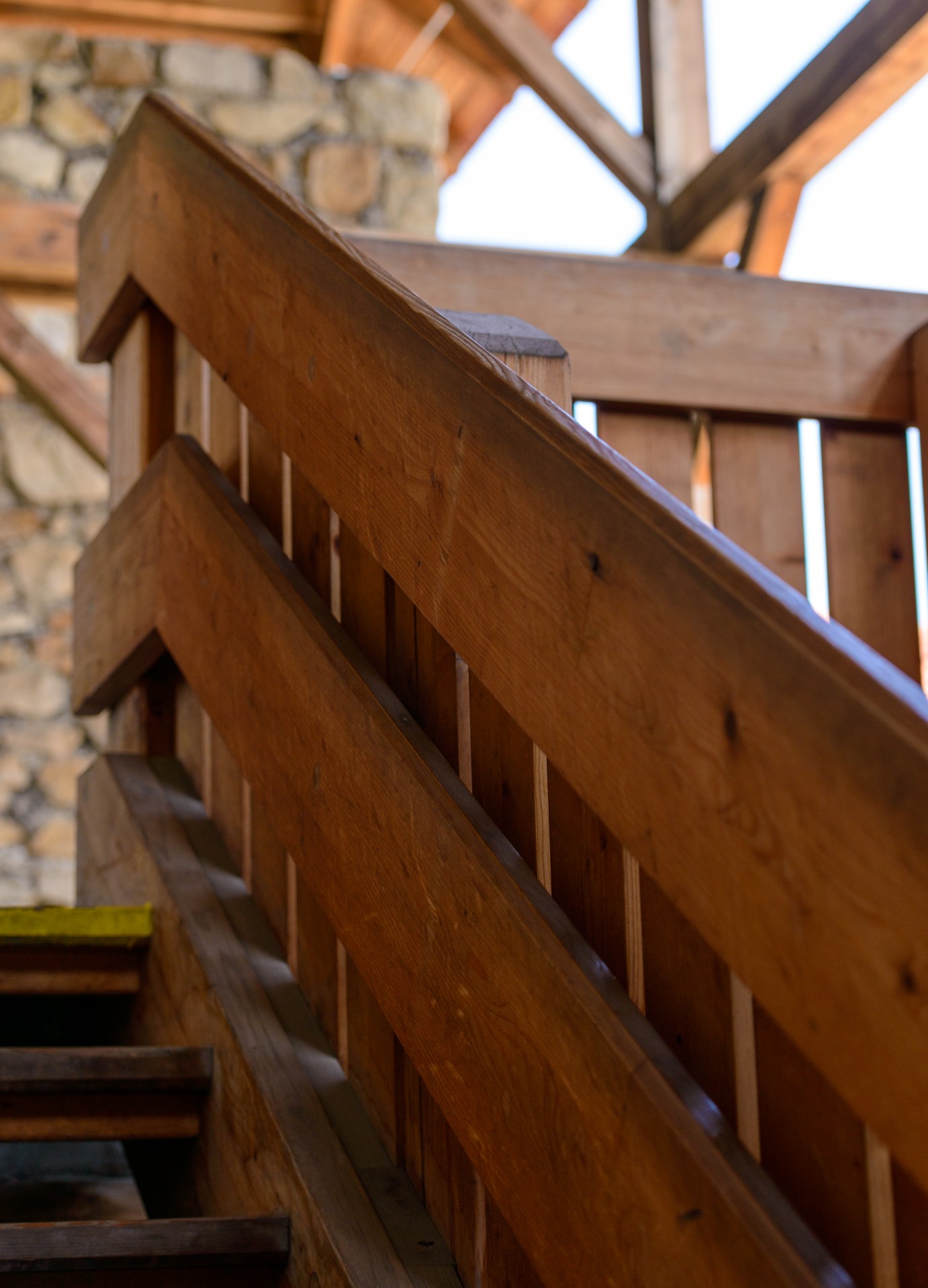 stairs wood wooden free photo