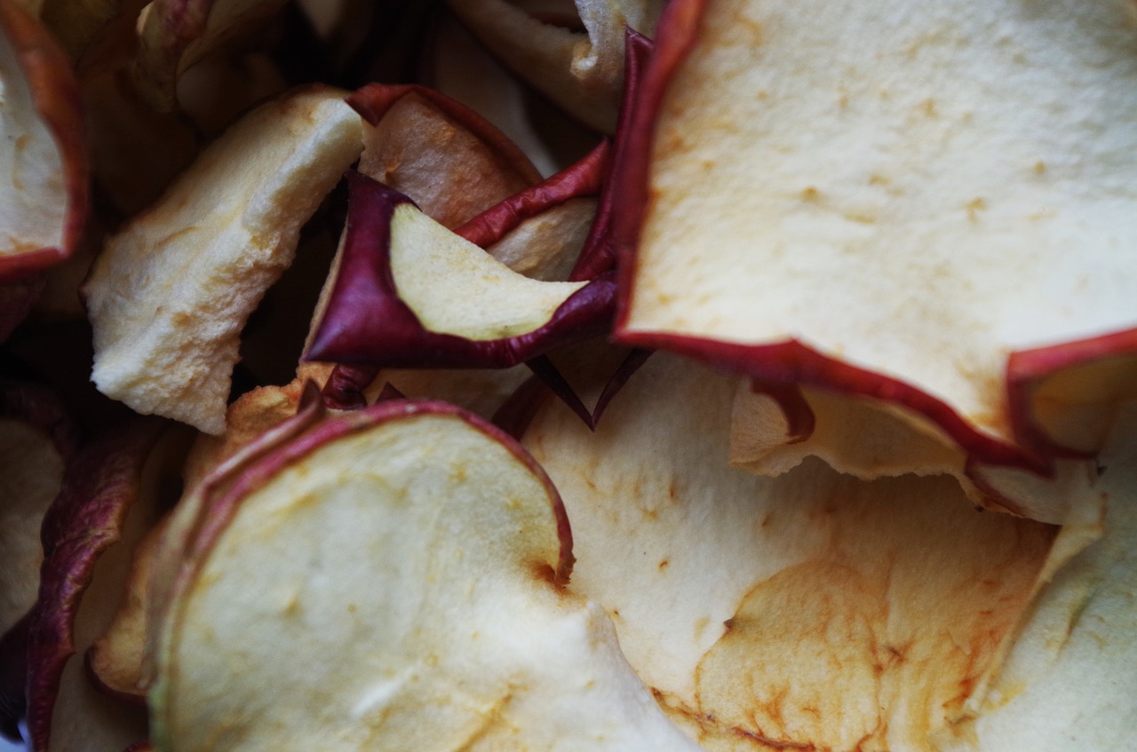 dried apples meal fruit free photo