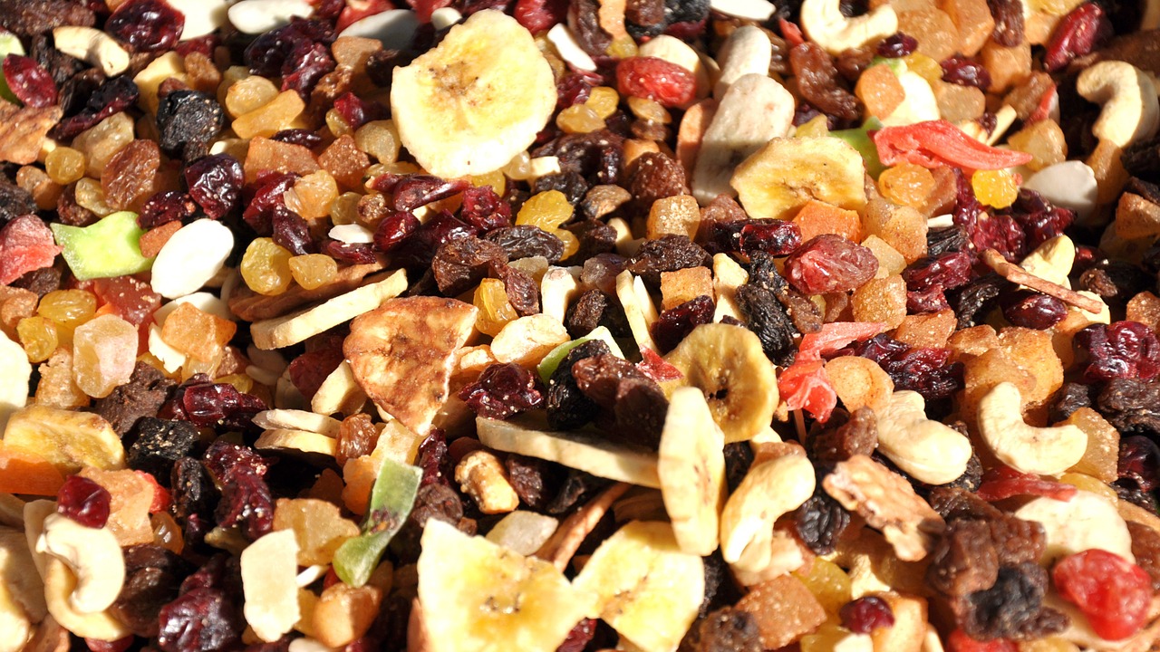 dried fruit mixed food free photo