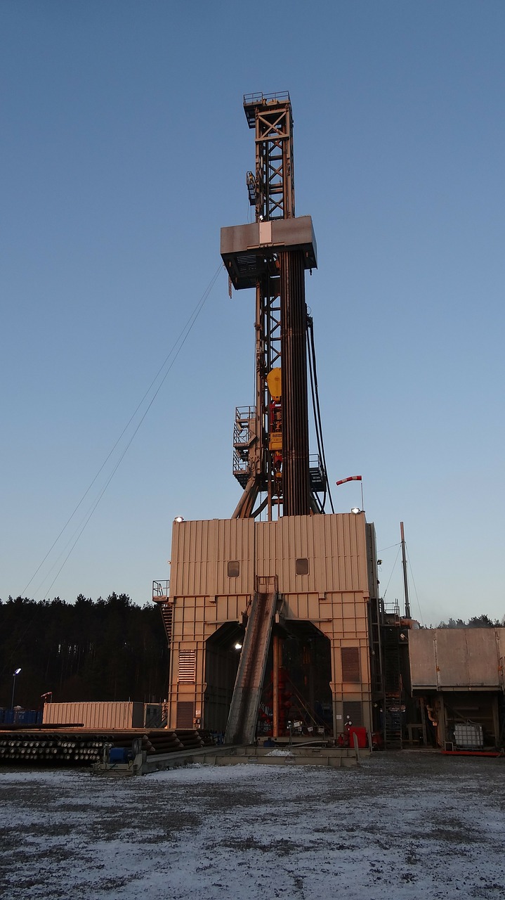 drilling rig shale gas natural gas free photo