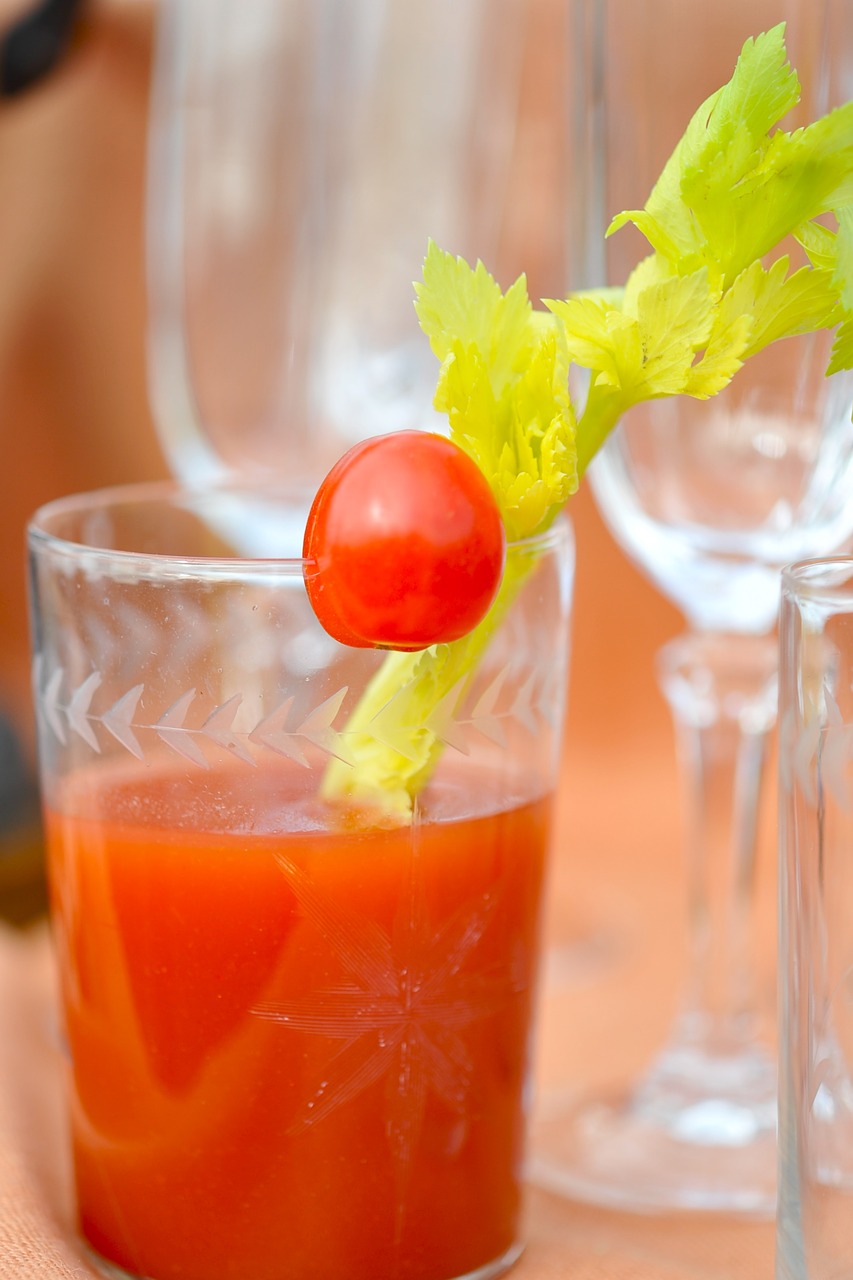 drink bloody mary alcohol free photo