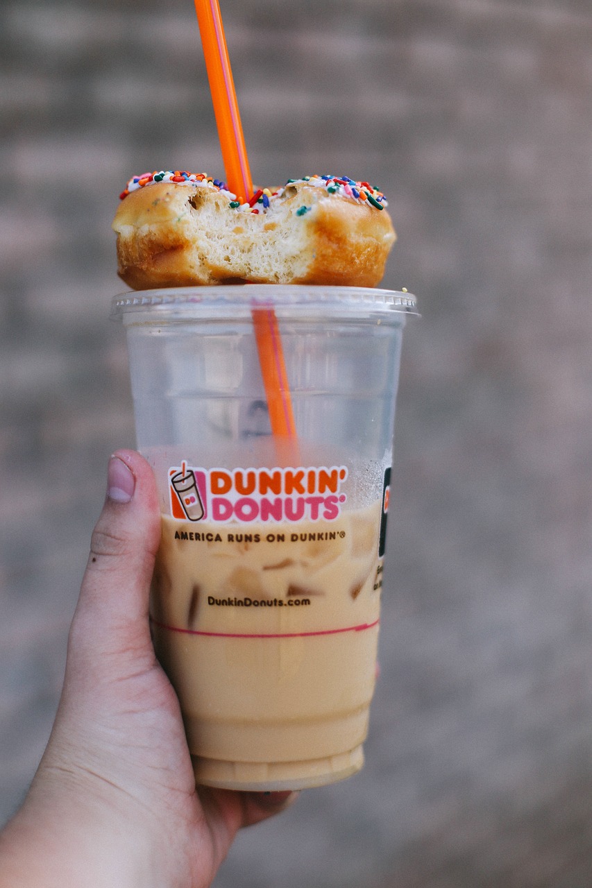 drink chill dunkin donuts free photo