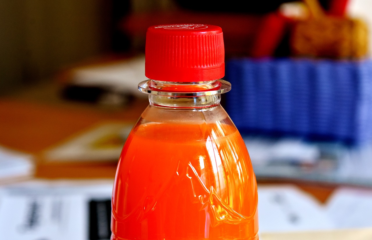drink bottle orange free photo
