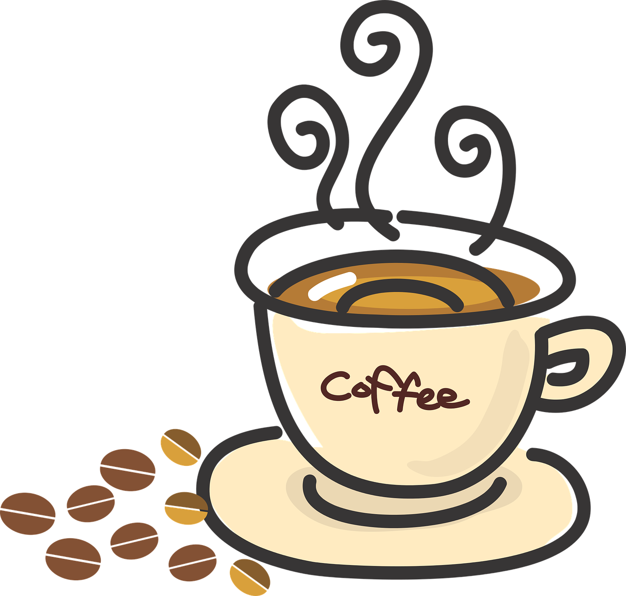 Drinks,coffee,coffee mug,hot coffee,free vector graphics ...