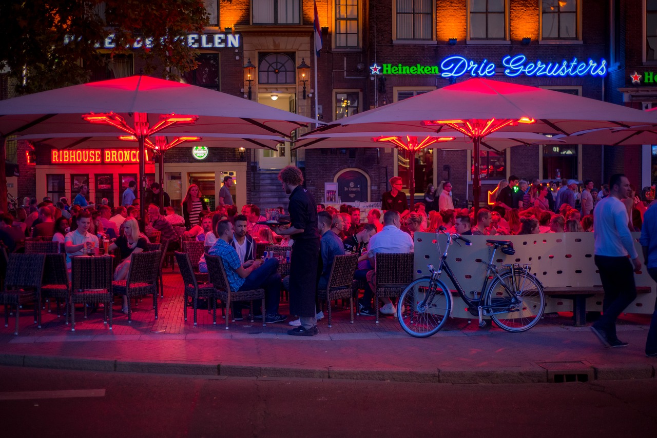 drinks groningen terrace free photo