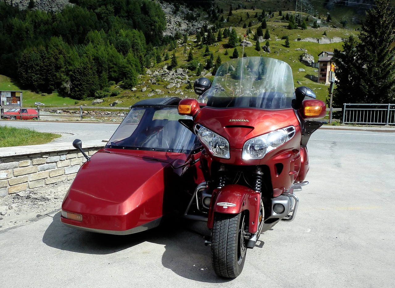 drive  motorcycle  sidecar free photo