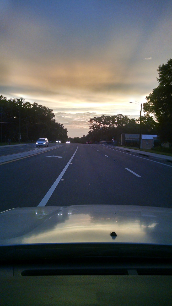driving cruising dawn free photo