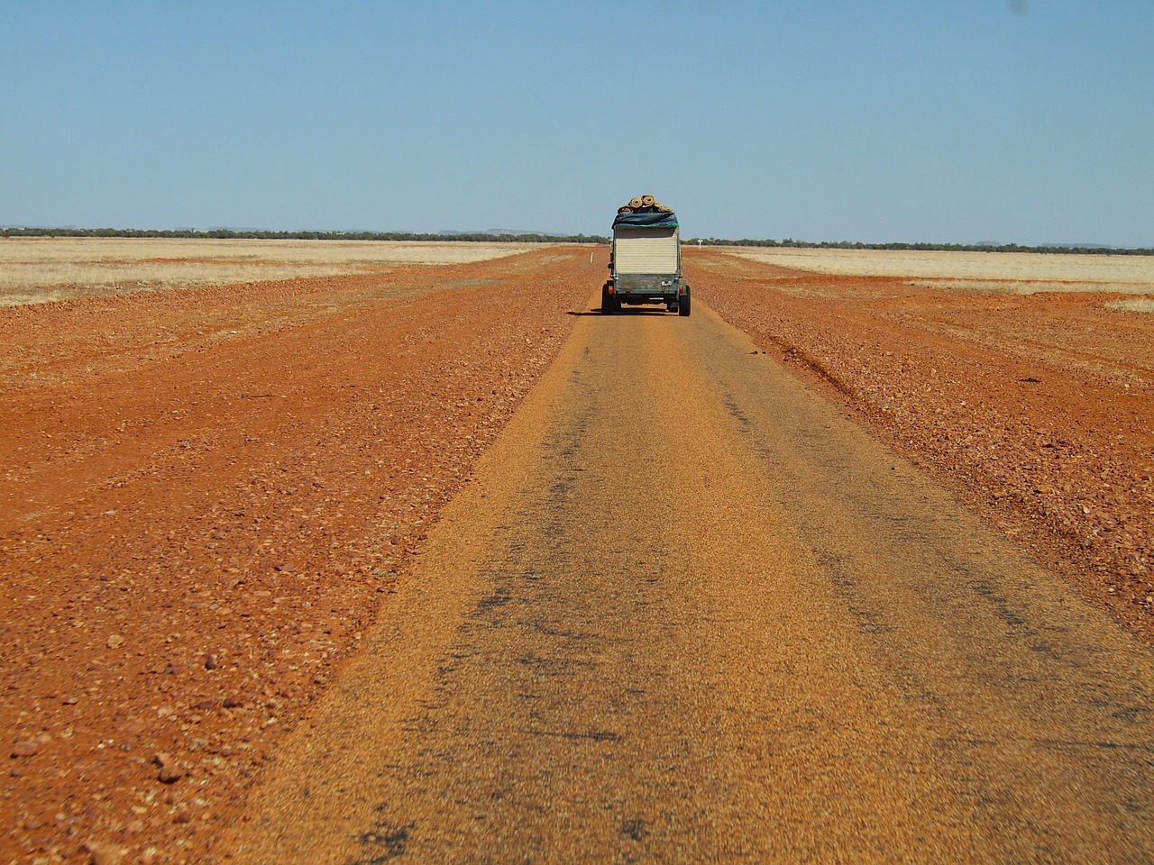 driving red desert free photo