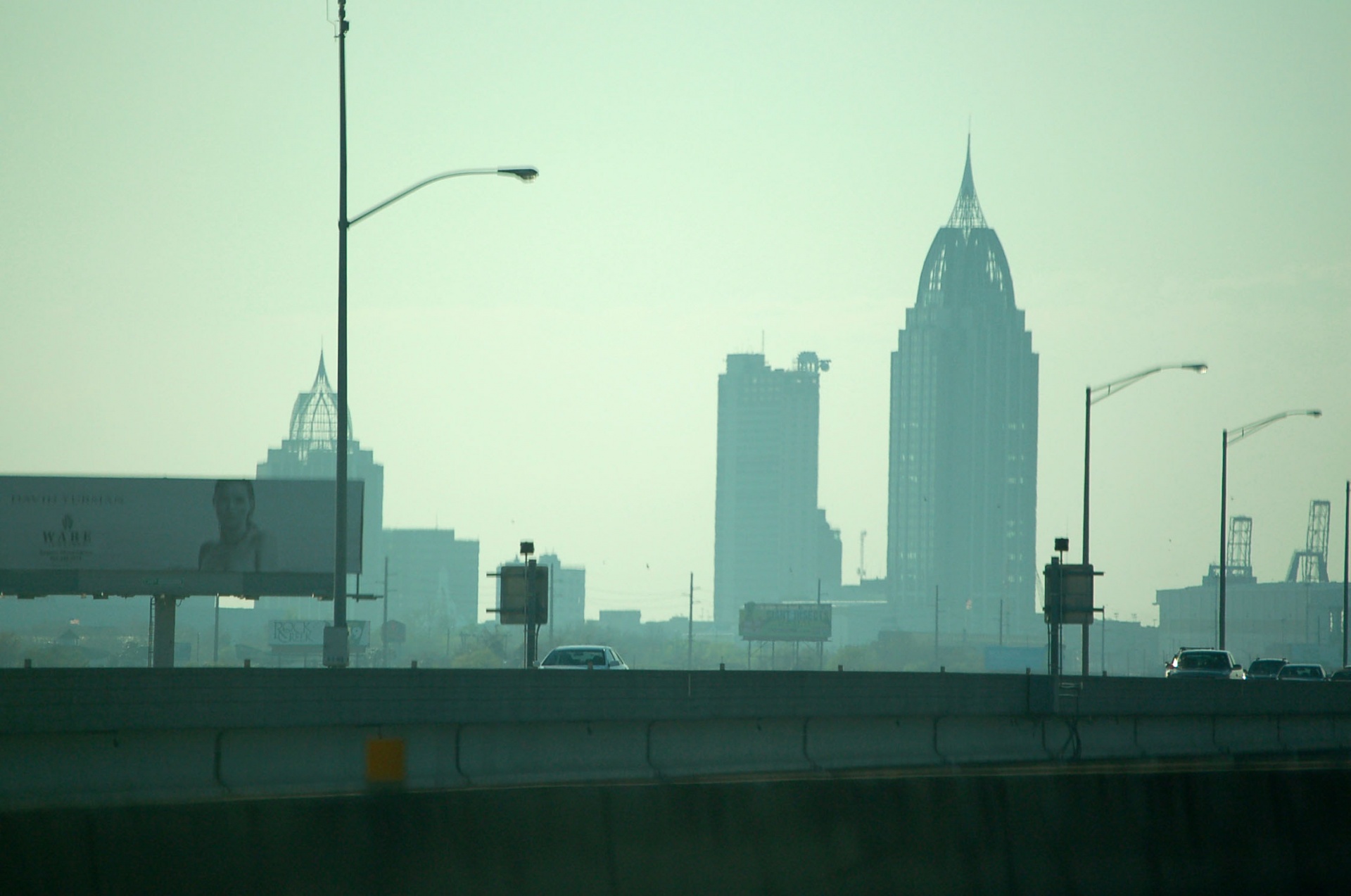 mobile alabama skyline free photo