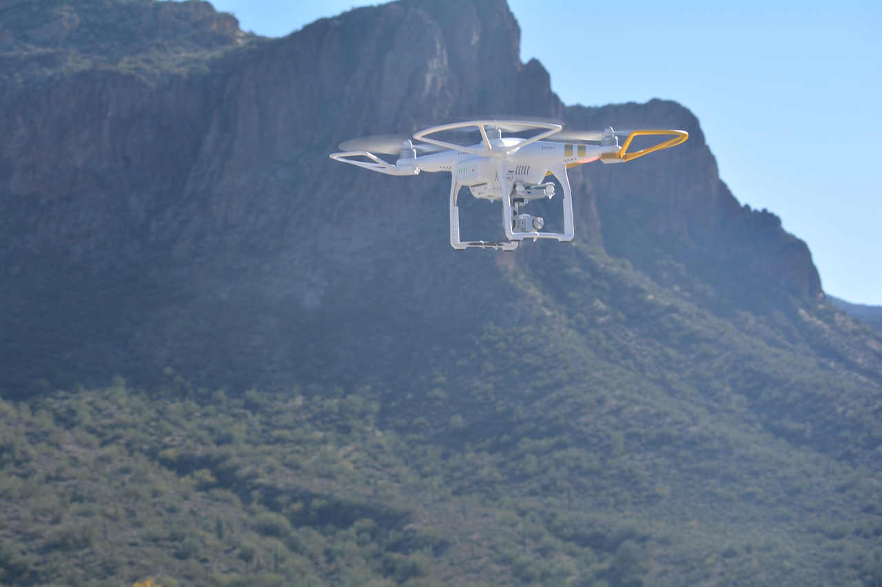 drone mountains arizona free photo