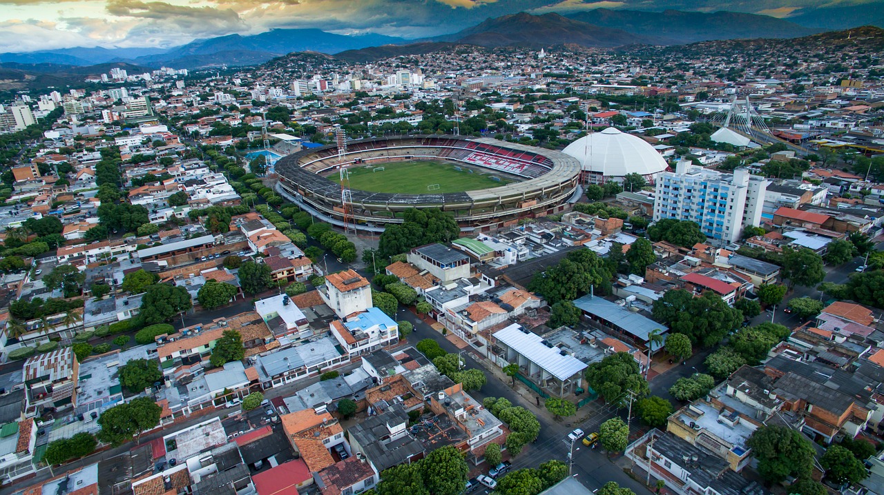 drone urban sky free photo