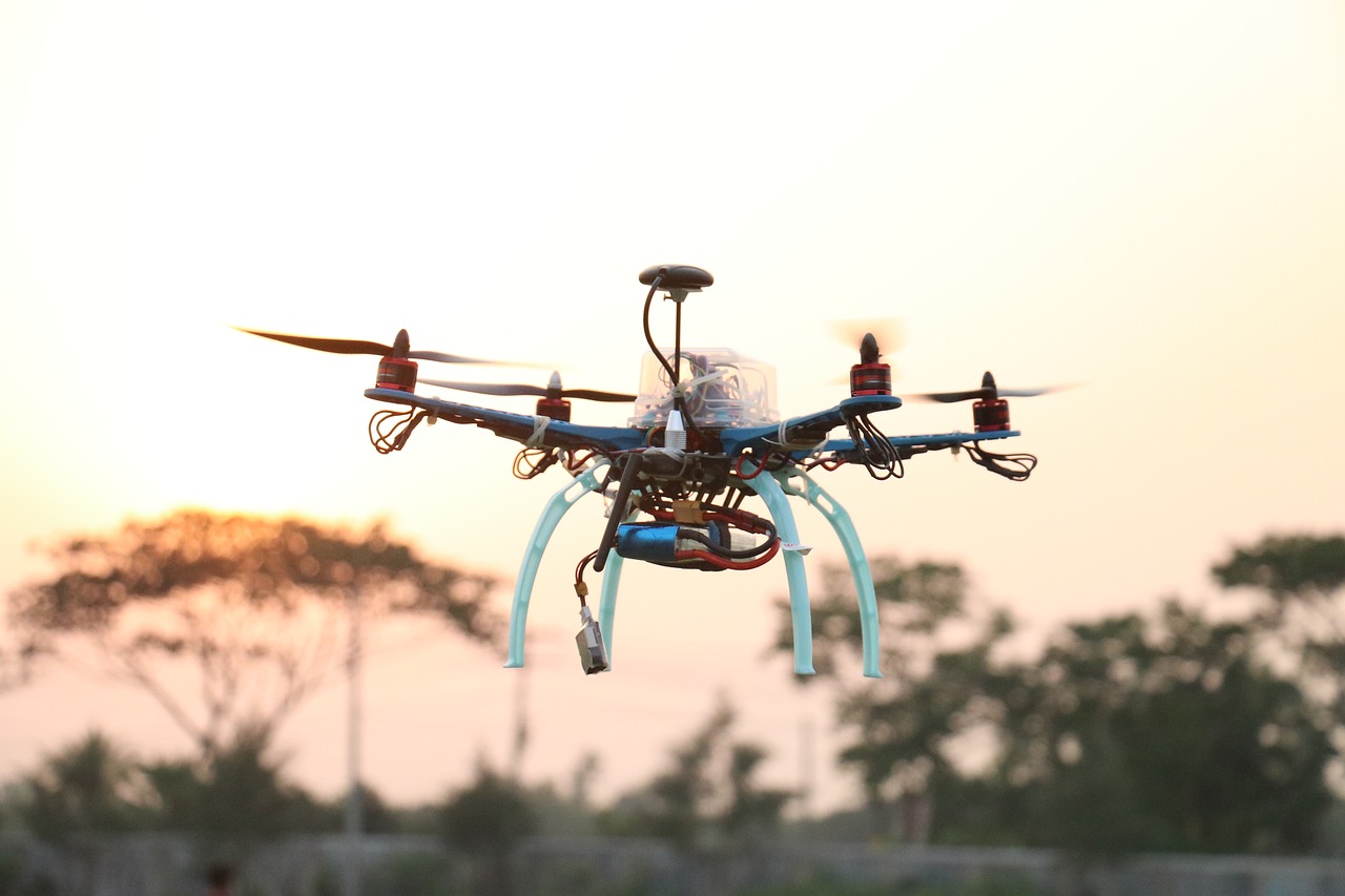 drone quadcopter technology free photo