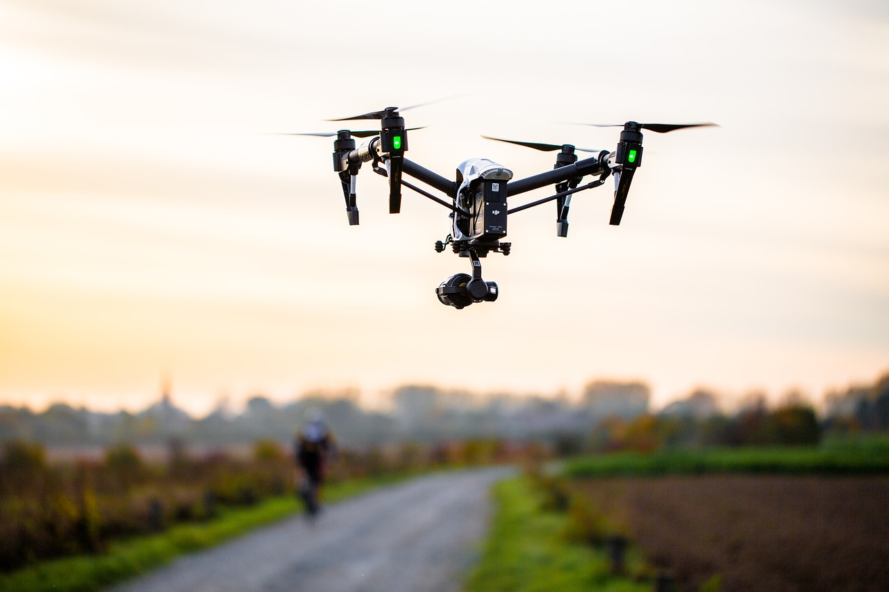 drone  bike  nature free photo