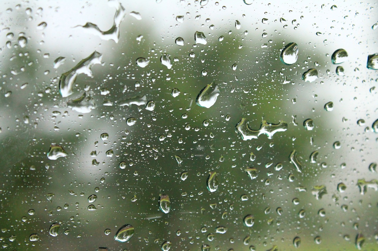 drop rain glass free photo