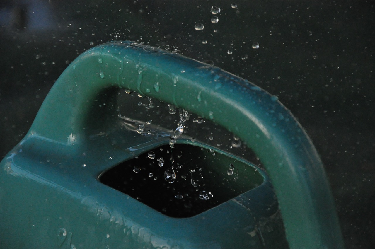 drop of water watering can water free photo
