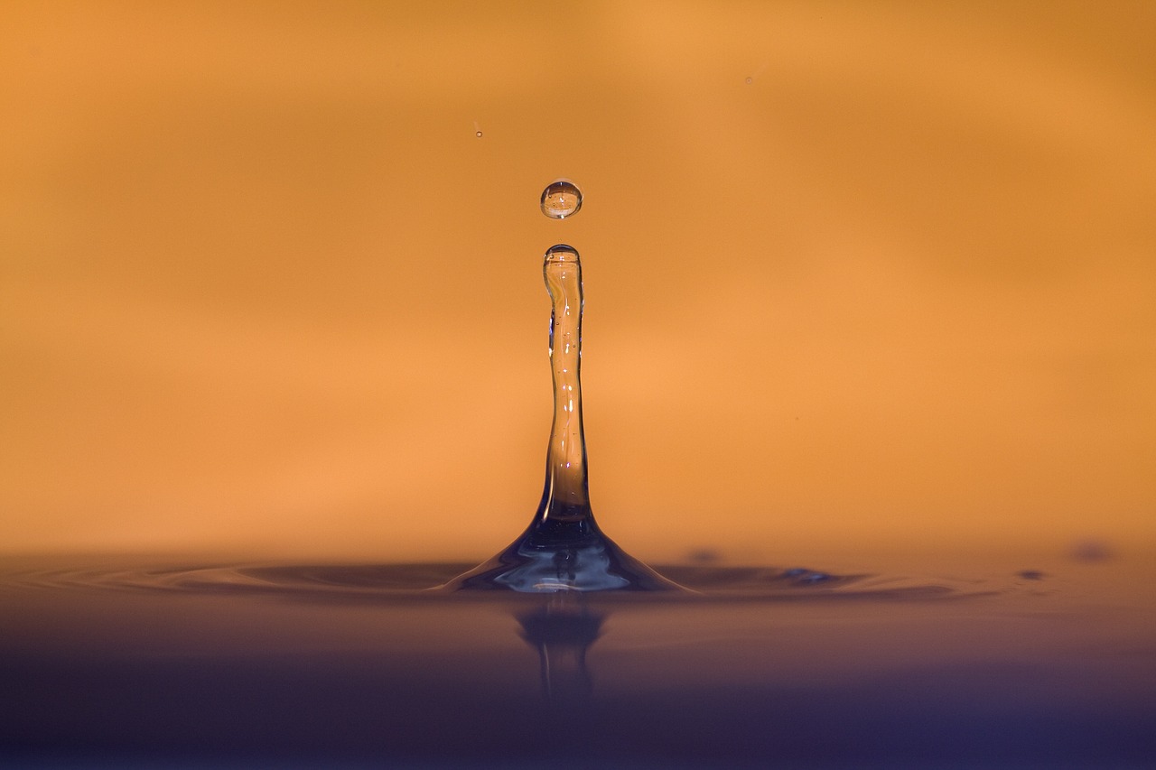 drop of water water drip free photo