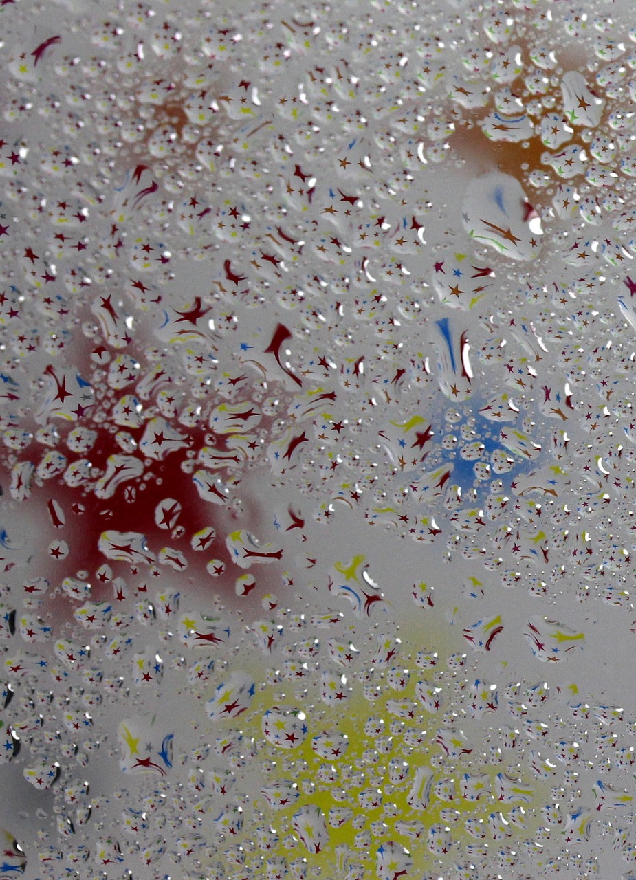 drops refractive coloring free photo