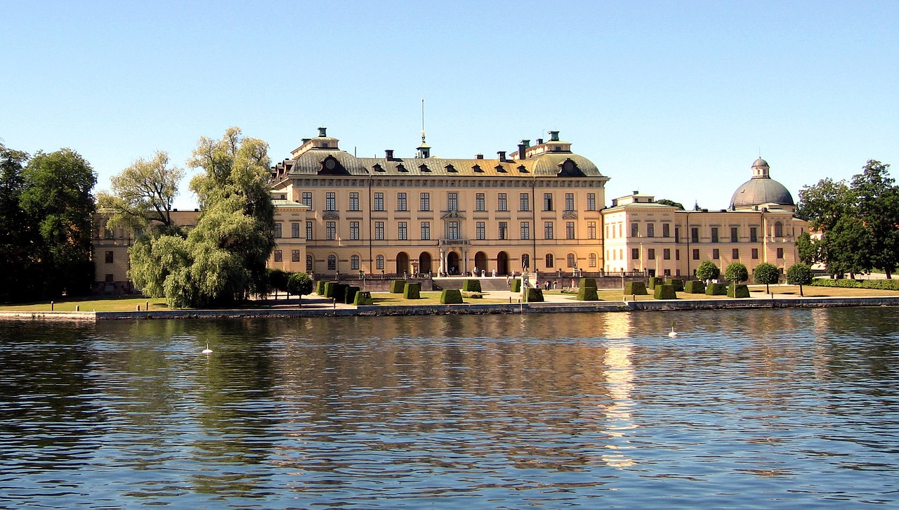 drottningholm palace residence royal family free photo