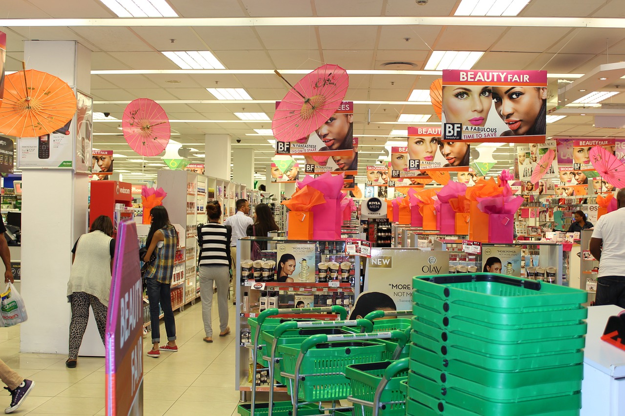drugstore shopping shopping baskets free photo