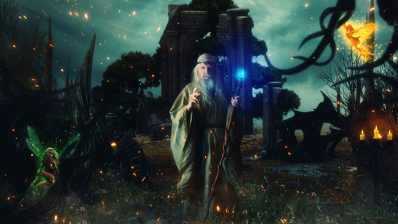 druid  fairies  magic free photo