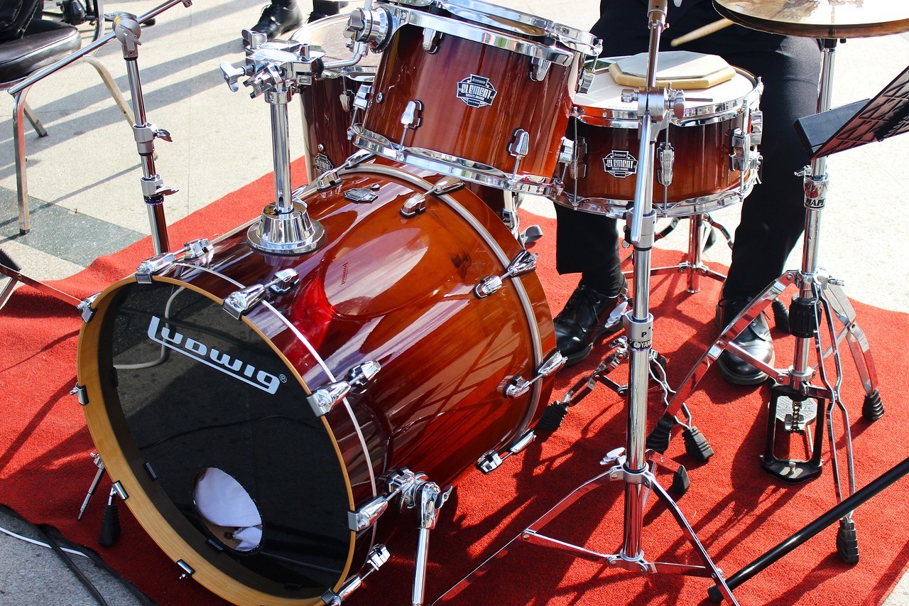 drum kit drums music free photo