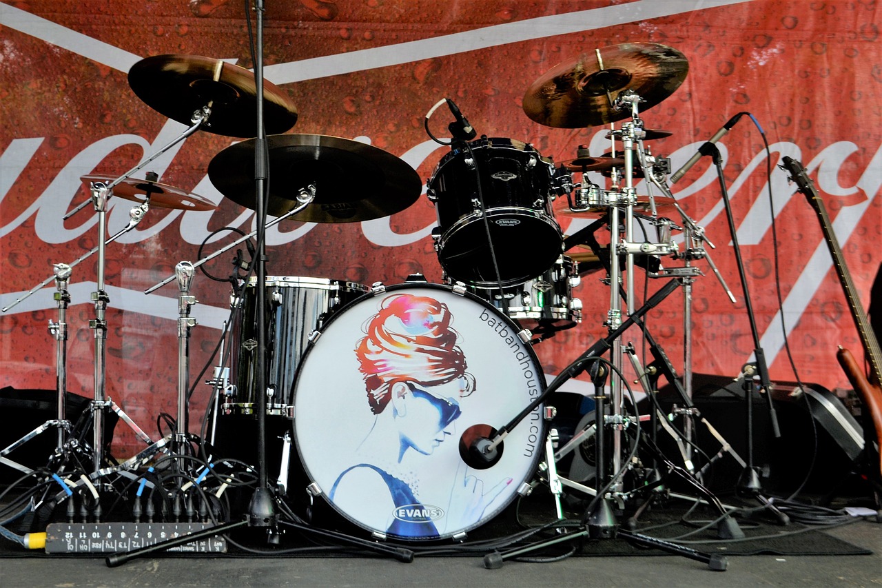 drum set drums drummer free photo
