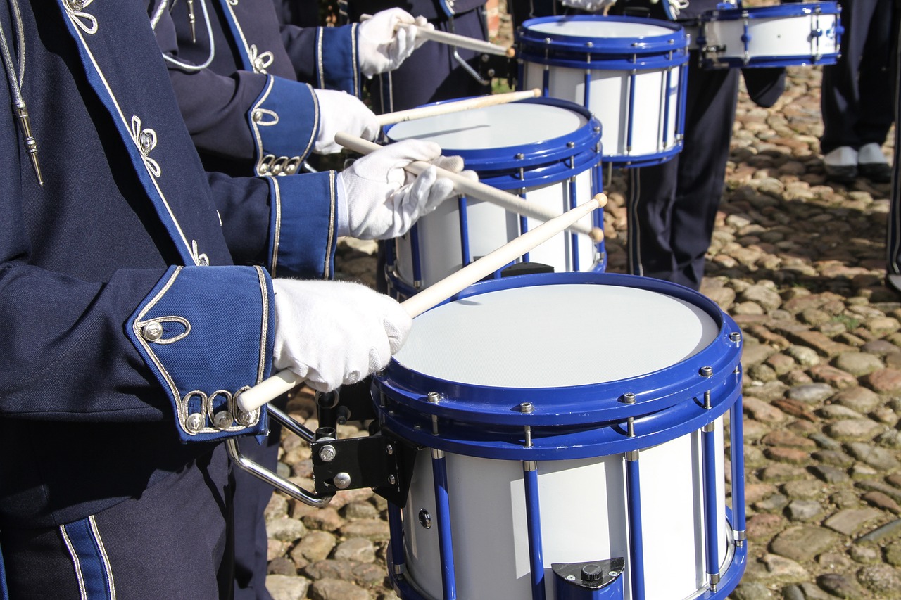 drummer marching music free photo