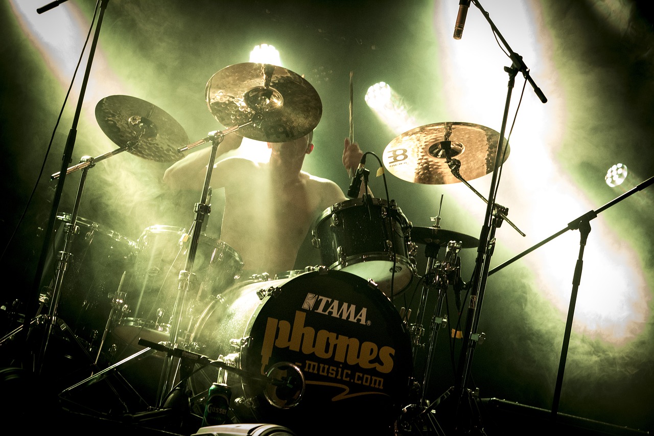 drums drummer music free photo