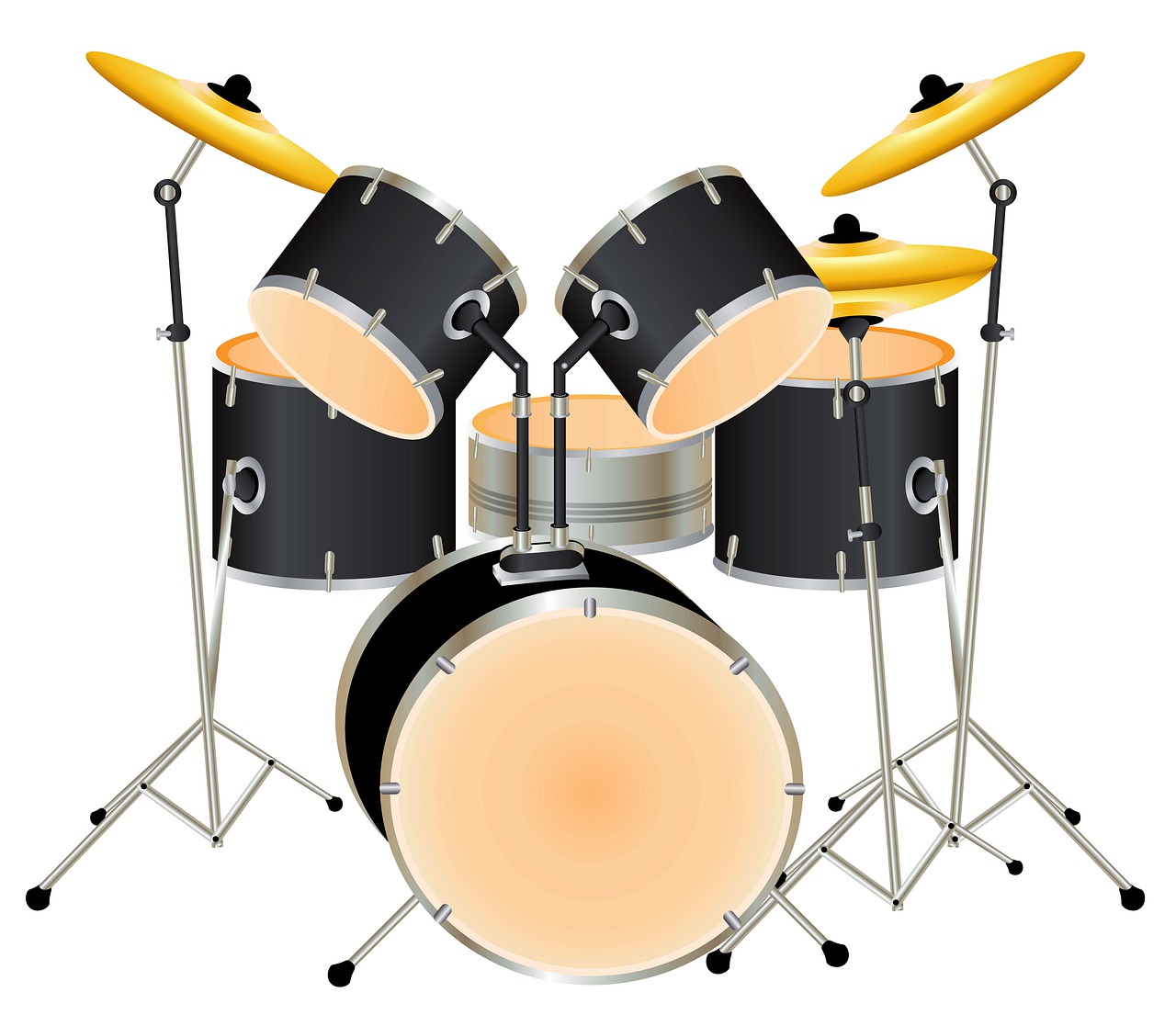 drums drum set background free photo