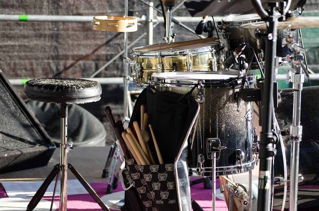 drums  stage  music free photo