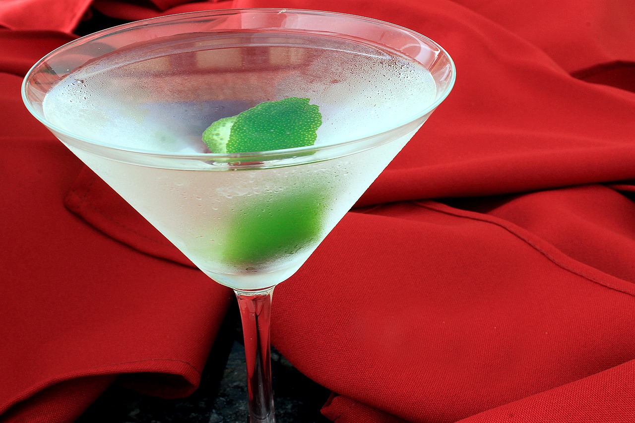 dry martini drink refreshing free photo