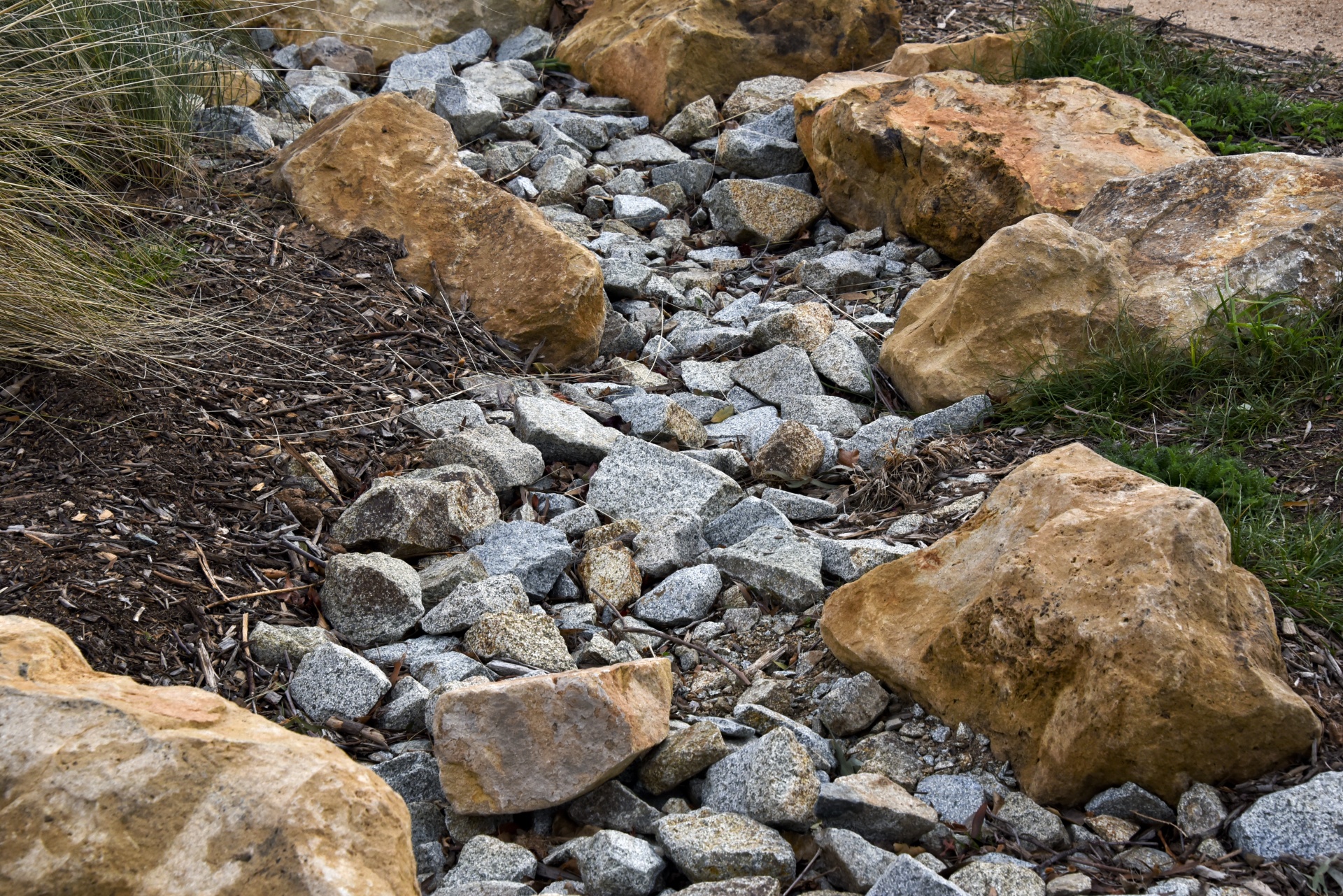 rocks path riverbed free photo