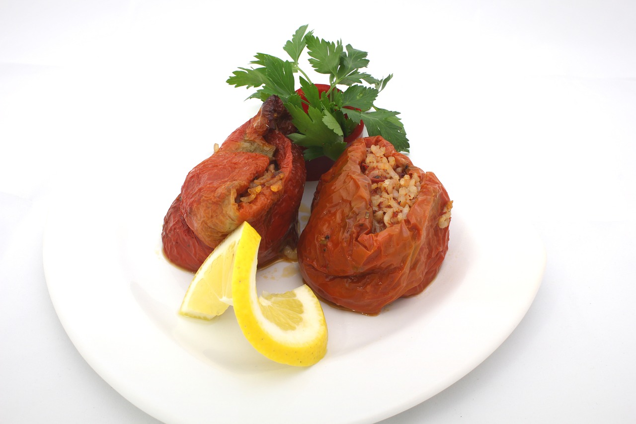 dry stuffed pepper appetizer free photo