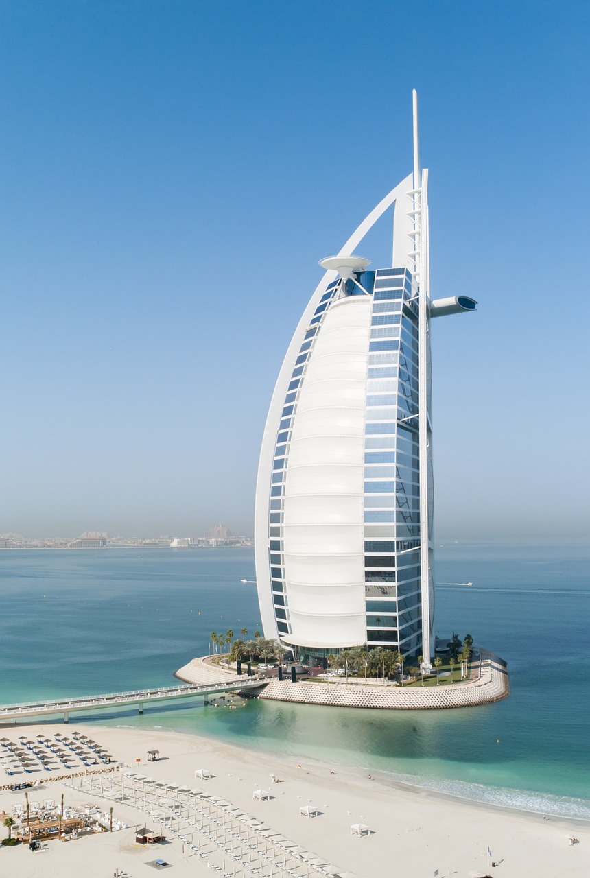 dubai burj al arab hotel free photo