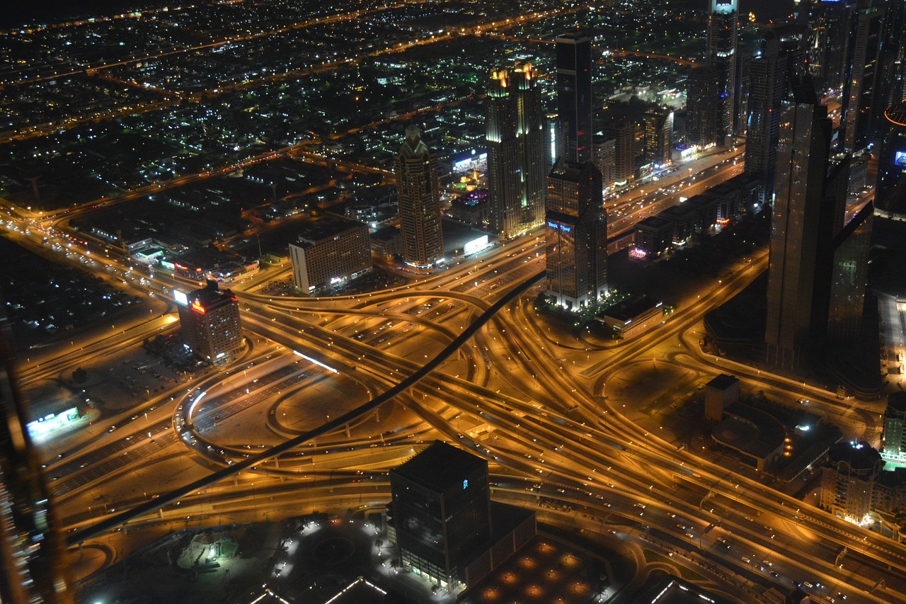 dubai traffic uae free photo